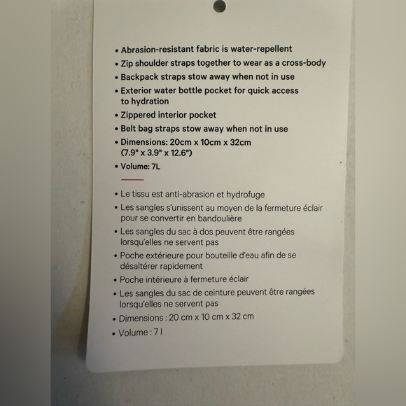 Lululemon Pack and Go Multi Wear Bag - Picture 7 of 11